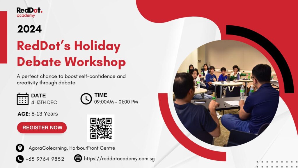 Debate Champs in the Making:  RedDot’s Holiday Debate Workshop